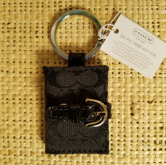 New Women's "Coach" Picture Frame Key Fob - Picture 1 of 4